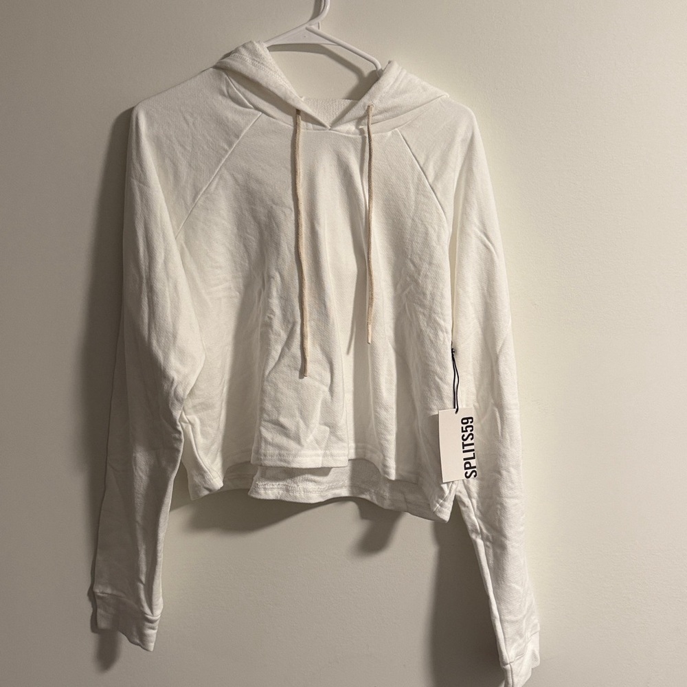 NWT Split59 Zoey Cropped Hoodie SZ large - Picture 5 of 7